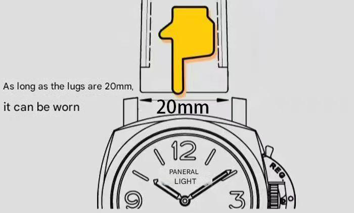 Chrome Hearts lobster clasp watch strap