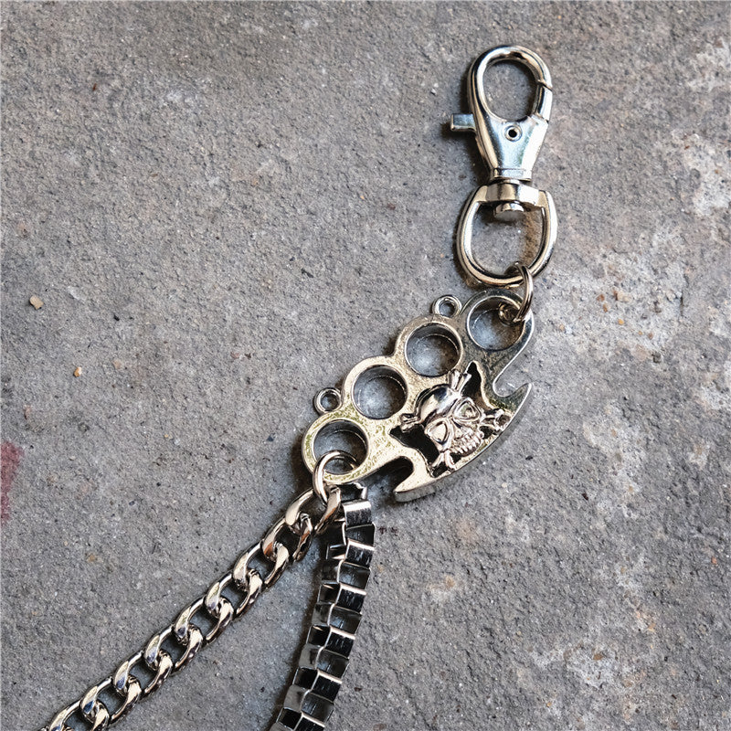Chrome Hearts Simple retro men's thin hip-hop disco metal trouser chain