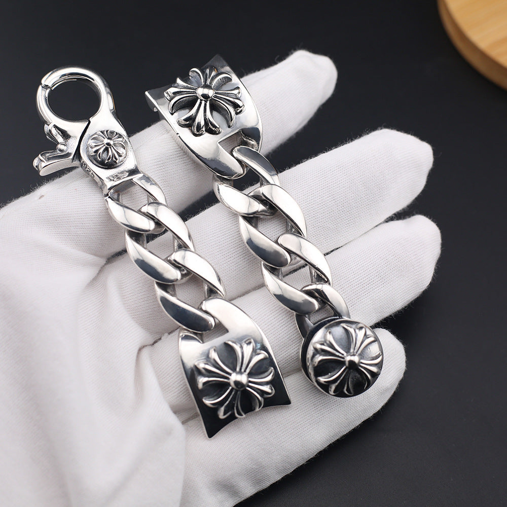 Chrome Hearts cross flower buckle watch strap