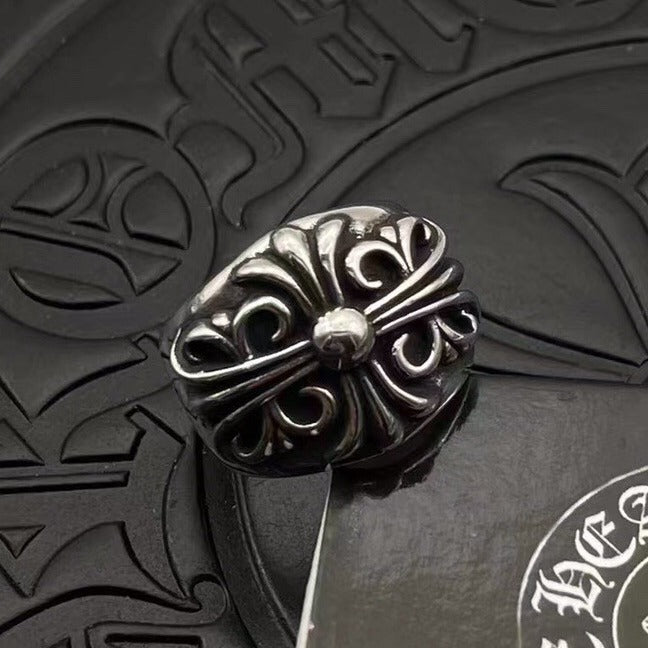 chrome hearts 925 silver retro ring