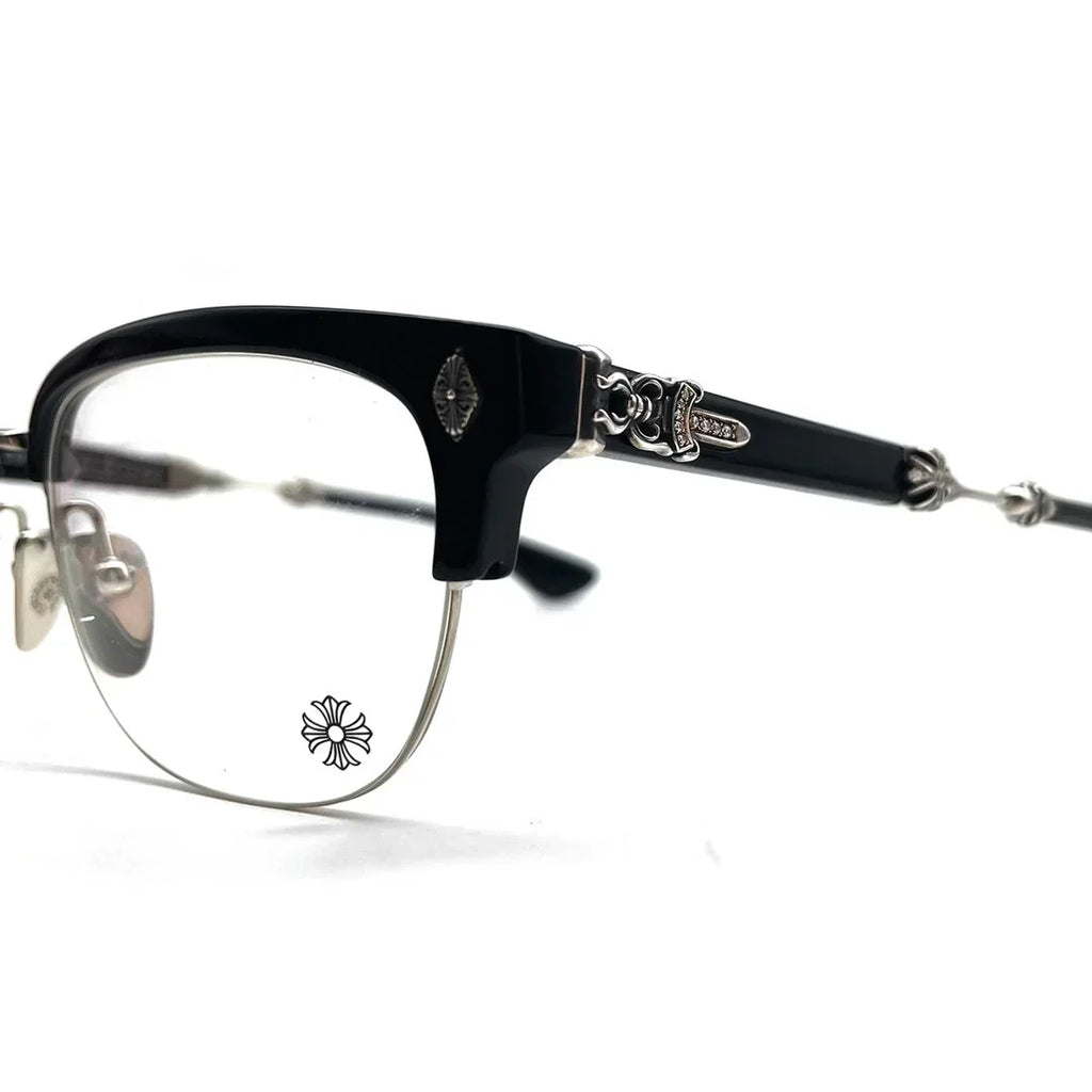 Chrome Hearts Evagilist Diamond BK/SS Glasses